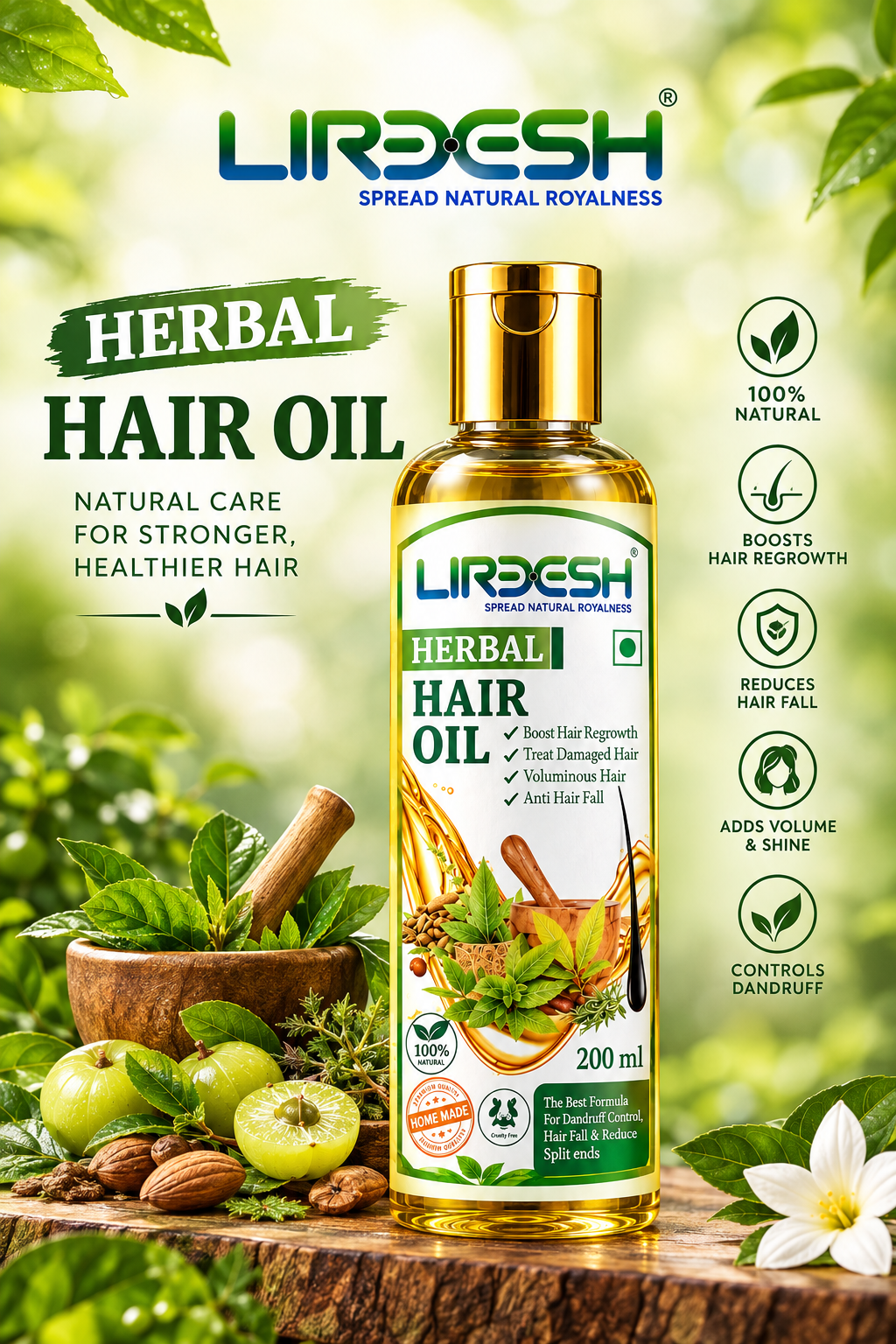 c1e4b25e-5db9-4cb4-9b35-aa69e87e9563 Herbal Hair Oil - Image 1